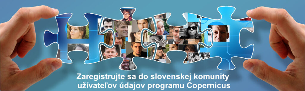 zaregistrujte sa do slovenskej komunity užívateľov údajov programu Copernicus